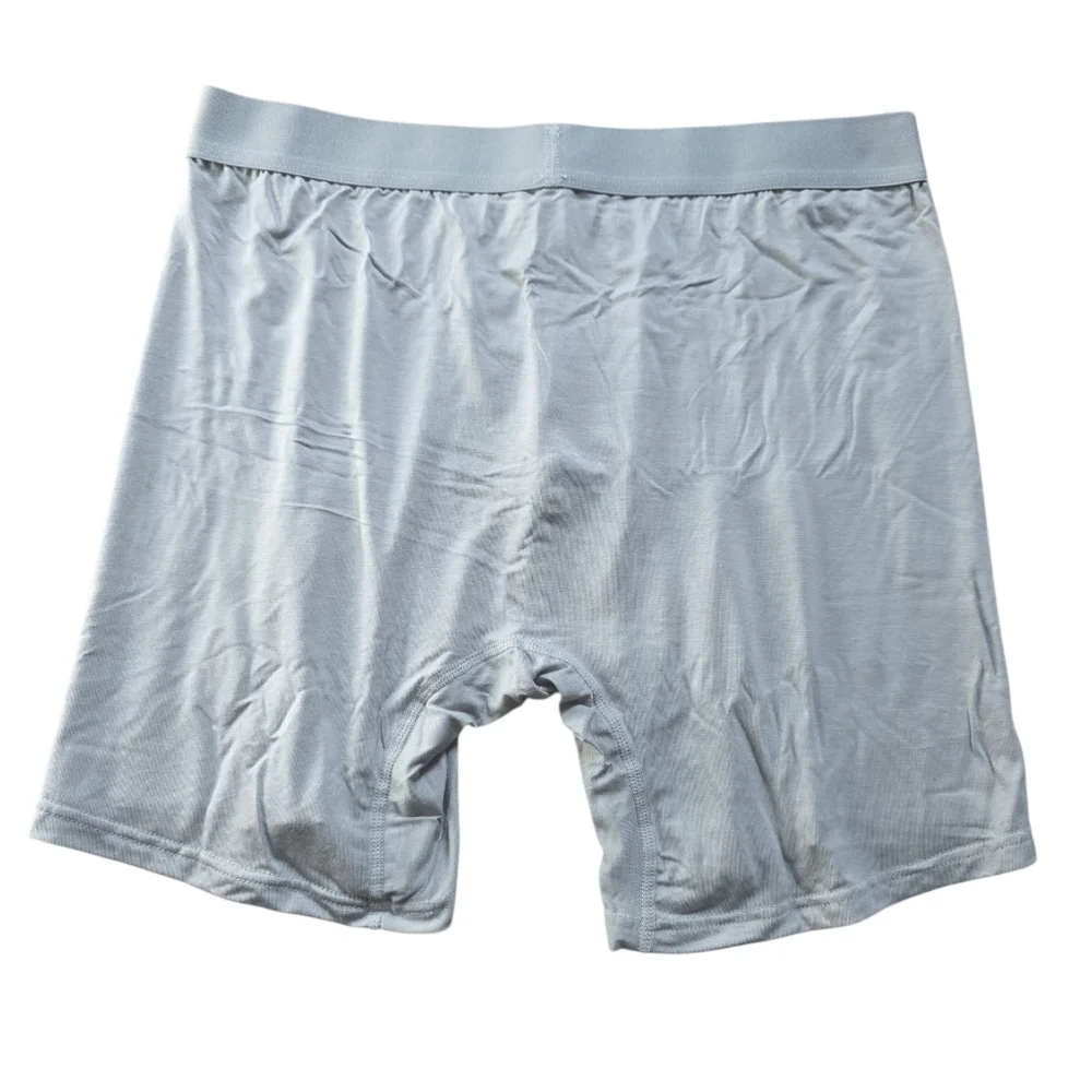 NWT BoxHero‎ Grey and Navy Boxer Briefs and Two (2) Cream/Grey Socks  A88